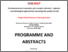 [thumbnail of Programme and Abstracts.pdf]